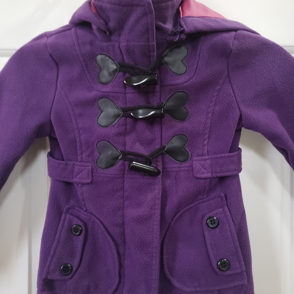 Dollhouse Girls purple dress coat